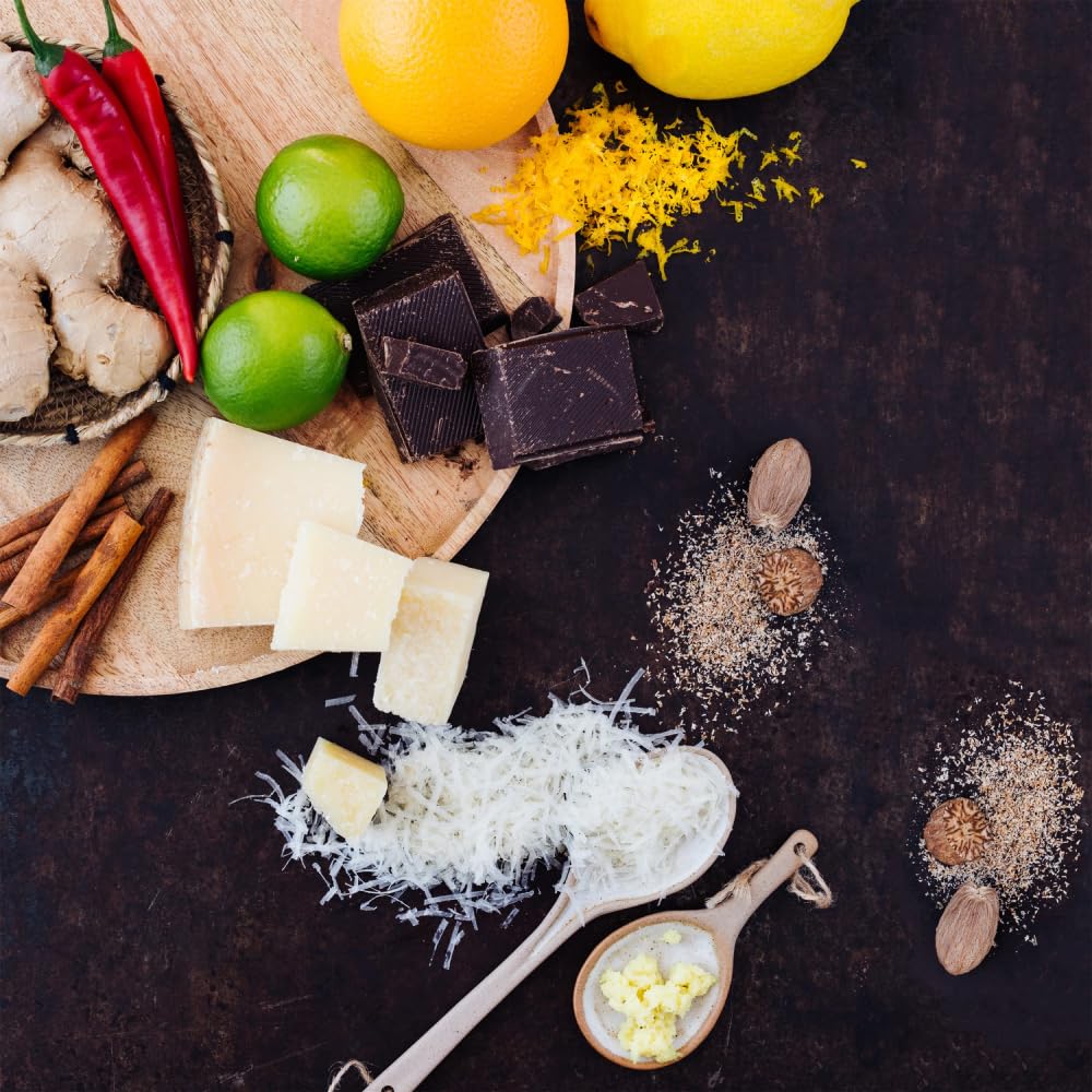 Microplane Zester Küchenreibe – Edelstahlreibe für Zitrusfrüchte, Käse & Gewürze